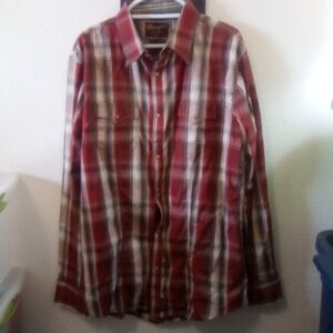 Wrangler retro snap button shirt sz xlt